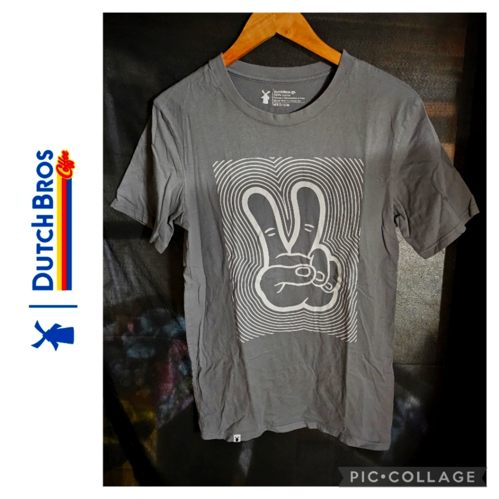 DUTCH BROS | RARE "Peace" T-Shirt *Never Worn* 😎